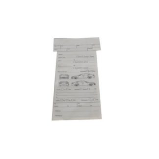 Registration Card - white - 100 pcs