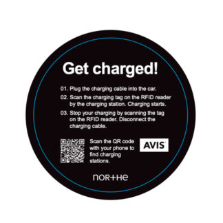 Northe stickers charging cap - 10 pcs